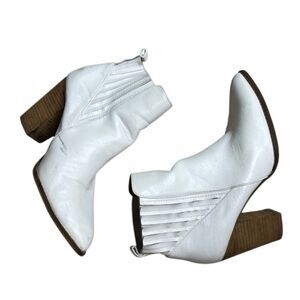 Beast White Ankle Boots for Women Size 9